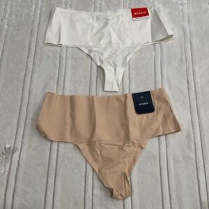 2, NEW, SPANX THONGS, Large